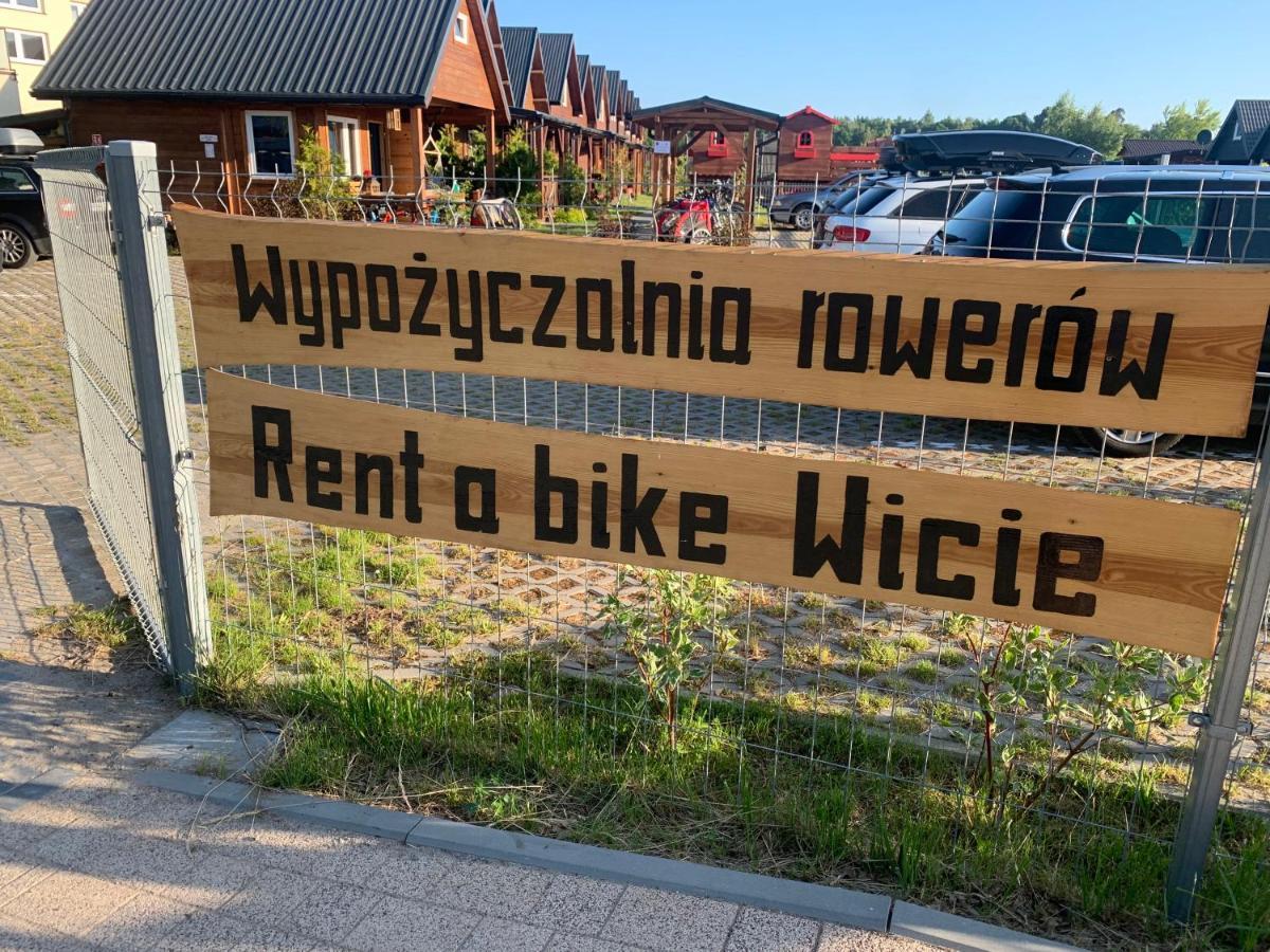 Pod Debami Wicie- Domki Drewniane Nad Morzem Wicie  Exterior foto