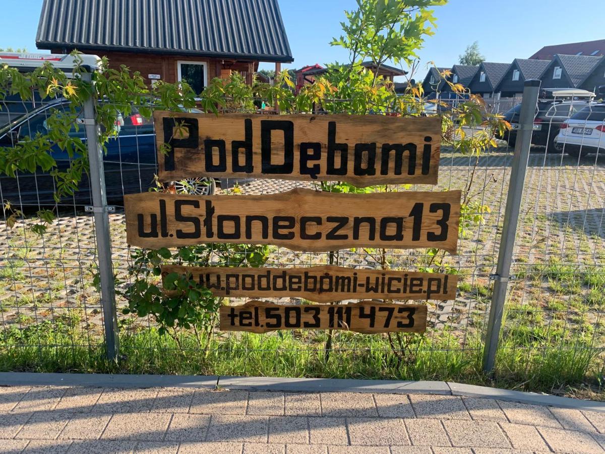 Pod Debami Wicie- Domki Drewniane Nad Morzem Wicie  Exterior foto